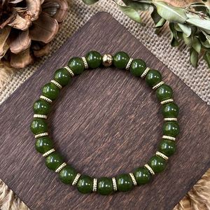 Pulsera Natural de Cuentas de Vidrio Coloridas con Piedra de Amor Propio, Términos de Pago Flexibles, Logotipo Grabado - Product Image 2