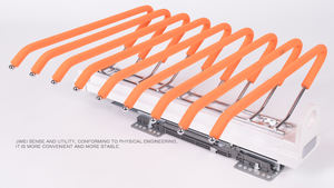 Porte-pantalons coulissant multifonctionnel à montage supérieur pour armoire, accessoires d'armoire - Product Image 2