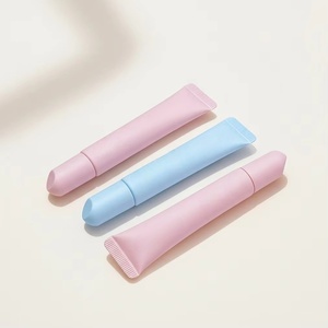Custom 15ml 20ml Squeeze Eye Cream <b>Tube</b> PE Matte Lip Gloss <b>Tubes</b> Empty Lip Balm Cosmetic <b>Plastic</b> <b>Tubes</b> Packaging - Product Image 2