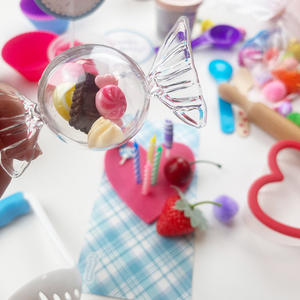 Kit de pâte à <span class=keywords><strong>modeler</strong></span> DIY non toxique, jeu de simulation de <span class=keywords><strong>cuisine</strong></span> créative pour enfants, pâte alimentaire colorée, ensemble de pâtisserie - Product Image 5