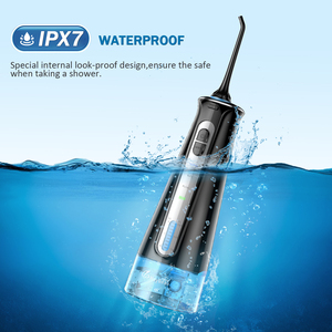 Bestope Hydropulseur dentaire noir 230 ml, 3 modes, avec 6 buses et 2 brosses à dents - Product Image 5