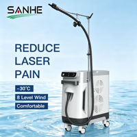 Mesin Pendingin Icool Smart Cold Air Device -30 Kompresor Danfoss untuk Perawatan Setelah Laser IPL, Penggunaan Komersial, Peralatan Salon