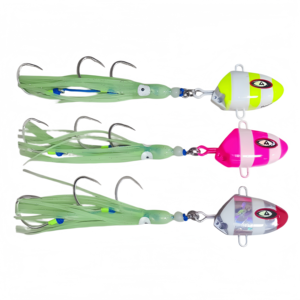 Barco <span class=keywords><strong>de</strong></span> pesca en aguas profundas Yan Yue cebo mero bajo lento batido biónico calamar pincho gancho señuelo luminoso al por mayor Lucanus Jig - Product Image 1