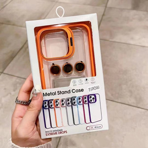 เคสโทรศัพท์กันกระแทก TPU PC สำหรับ iPhone 15 14 13 Pro <span class=keywords><strong>Max</strong></span> 16 พร้อมที่ยึดเลนส์กล้องและที่ชาร์จไร้สายแม่เหล็ก 17 <span class=keywords><strong>Air</strong></span> - Product Image 6