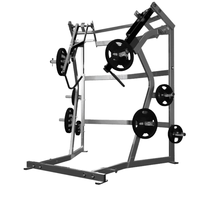 Machine de musculation tout-en-un Jammer Arms, Jammer à base fixe, Jammer Press à charge par disques en position debout, Machine de musculation professionnelle