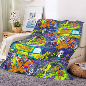 Manta de Alta Calidad Ultra Suave con Estampado de Perro de Dibujos Animados, Mantas de Franela de Lana con Logotipo Personalizado al por Mayor, 50 x 60 Pulgadas - Product Image 1