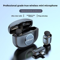 Microphone Lavalier Sans Fil Professionnel à Qualité Sonore Claire et Accessoires pour Réponse en Fréquence