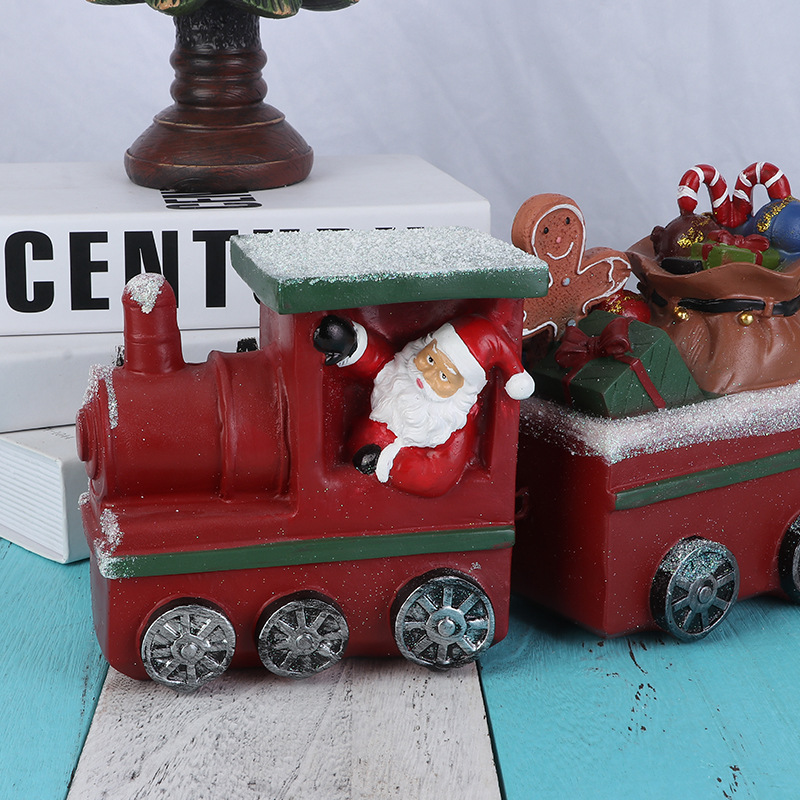 Cross-border Train Christmas Ornaments Holiday Gifts Gingerbread