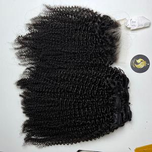 Extensiones de Cabello Humano Natural Virgen Vietnamita Rizado sin Procesar, Color Natural, Cutícula Alineada - Product Image 4