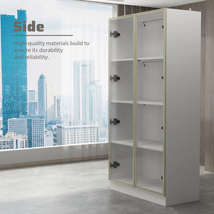 कारखाने प्रत्यक्ष टेम्पर्ड ग्लास नेतृत्व क्यूरियो कैबिनेट 2-डोर डिस्प्ले पर्यावरण के अनुकूल उच्च गुणवत्ता वाले लिविंग रूम का उपयोग प्रदर्शित करता है - Product Image 6