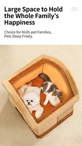 Linen <strong>Fashion</strong> <strong>Dog</strong> Cat All-season Portable Tent House Removable Washable Teddy <strong>Bed</strong> for Small/Medium Pets - Product Image 5