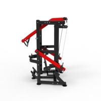 Máquina comercial de carga de placas para la parte media de la espalda, equipo de gimnasio de alta resistencia para entrenamiento de fuerza.
