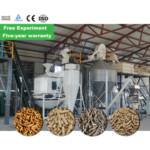 Ligne de production automatique de poudre d'aliments pour animaux de 1 à 5 T/H avec extrudeuse pour aliments pour poissons, haute performance, économie de main-d'œuvre, 220V/380V - Product Image 1