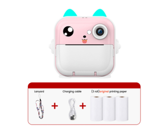 Cámara Instantánea para Niños, Mini Cámara Digital HD 1080P a Prueba de Agua, Cámara de Video para Niños, Juguete para Exteriores, Cámara de Impresión Térmica - Product Image 1