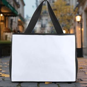 Fashion Sublimation Blank Promotional Beach Bag Made Polyester Custom Side Pockets Thermal Transfer Printing <b>Personalized</b> Large - Product Image 3