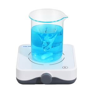 خلاط مغناطيسي صغير محمول جديد من LICHEN بتصميم خفيف الوزن وسطح من الزجاج المقوى بسرعة 1500 دورة في الدقيقة وسعة 0.5/1 لتر مع محرك تيار مستمر - Product Image 2