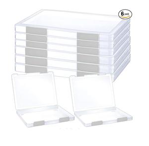 Clear A4 <b>File</b> Portable Project Case Plastic Storage Box for Letter Paper Scrapbook Paper Storage <b>Boxes</b> - Product Image 1