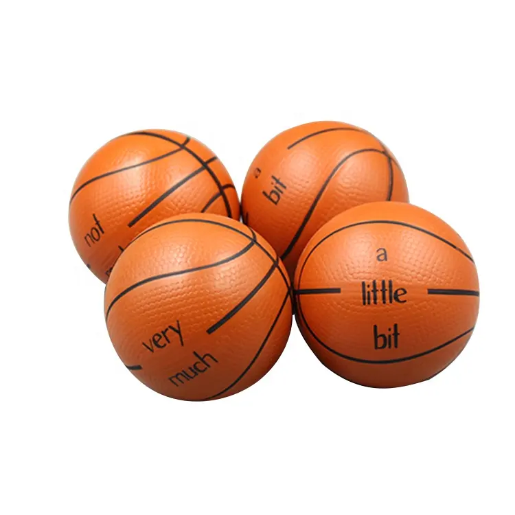 Bola de estrés en forma de balón de baloncesto, promocional, con logotipo personalizado, gran oferta