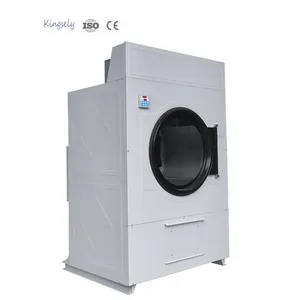 Kaliteli paslanmaz çelik büyük kapasiteli ticari yıkama yüksek verimli endüstriyel 100kg elektrikli çamaşır kurutma makinesi makinesi