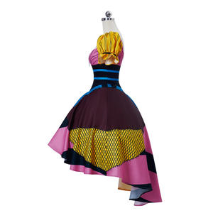 Vestido colorido de princesa con mangas abullonadas para mujer, disfraz de Cosplay de Halloween para personajes de cine y <span class=keywords><strong>Anime</strong></span> - Product Image 3