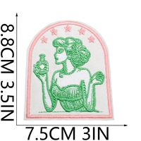 ZP-haute qualité personnalisé brodé Logo Patch fer sur Western Cowboy Cowgirl Badge Design pour camionneur chapeaux vestes et vêtements