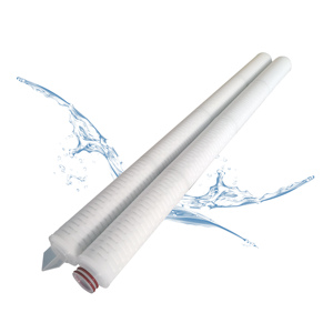 Cartouche filtrante plissée pour traitement de l'eau et élément filtrant pliable en bloc de carbone - Product Image 1