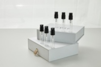Boîte vide de luxe de haute qualité à tiroir pour bouteille de parfum Boîte d'emballage de parfum cosmétique au design personnalisé