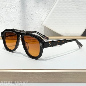 T-HE DINO 53-20 Lunettes de soleil de haute qualité pour hommes et femmes, lunettes de soleil de créateur, style punk classique, luxe, acétate, titane, UV400, avec boîte - Product Image 6