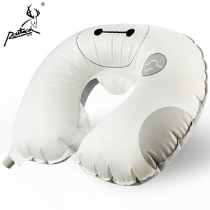 RO-13 Routman Logo Personnalisé Bureau Sieste Sommeil <span class=keywords><strong>Voyage</strong></span> Utilisation D'air Gonflable U Forme <span class=keywords><strong>Cou</strong></span> Oreiller - Product Image 4
