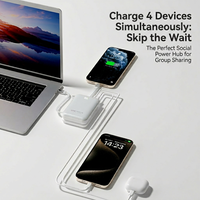 Batterie externe portable grande capacité 20000 mAh avec charge ultra-rapide 65W, câbles intégrés, design léger et fin – Offre Spéciale