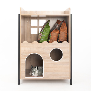 Casa de madera para perros y gatos, muebles para el hogar - Product Image 1