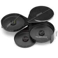 Boîte à sel pour cocktails en plastique à 3 couches, sans BPA, de qualité alimentaire, avec logo personnalisé, pour bar