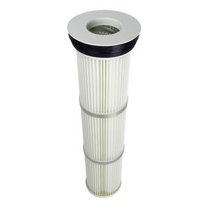 Filtre à poussière de cartouche de filtre à air plissé en polyester industriel à jet d'impulsion ignifuge de remplacement - Product Image 3