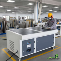 Plateforme de ponçage horizontale à conduits d'air indépendants, force du vent uniforme, table de ponçage plate pour bois et pierre