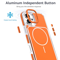 Coque de téléphone magnétique robuste pour iPhone 16 Plus, double couche, antichoc, protection intégrale, robuste, protection intégrale du corps