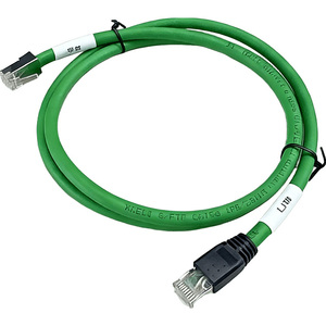 Industrielles Ethernet-Kabel CAT6a Grün 4PR/26AWG für Fabrikautomation, Outdoor-Nylon-Gummi-Kabel - Product Image 5