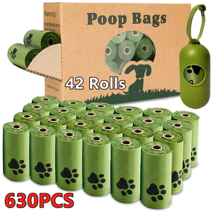 Bolsas Desechables para Excremento de Perro, Extra Gruesas, Resistentes a Fugas, Biodegradables, con Dispensador, Material EPI+HDPE, para Eliminación de Desechos de Mascotas - Product Image 4
