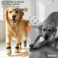 Chaussettes antidérapantes pour chien pour le pavé chaud, pour éviter que les pattes ne soient léchées, bottes antidérapantes pour chien pour un contrôle de la traction