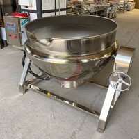 Chaudière industrielle ORME en acier inoxydable à double enveloppe avec moteur, type GPL, autocuiseur vapeur haute efficacité pour équipement de cuisson