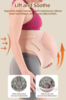 Ceinture de Maternité Élastique Ajustable Prix Usine Couleur Beige Soutien Lombaire pour Soulagement des Douleurs Dorsales