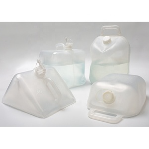 Conteneur d'eau pliable en plastique, jerry portatif pour randonnée en plein air avec <span class=keywords><strong>robinet</strong></span> en plastique - Product Image 3