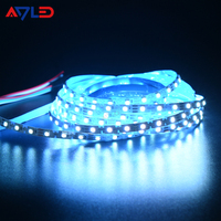 Zig Zag SMD 3535 Led Strip Light 84Leds/m Flexible S Shape RGBIC SK6812 Chip Dream Color 12V Adressable RGB Led Strip