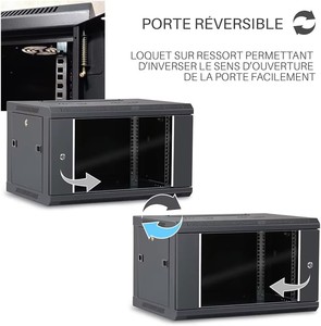 ตู้ติดผนังขนาด 19 นิ้ว 600*600 15U พร้อมประตูหน้าแบบตาข่าย ผลิตจากเหล็ก SPCC มีสินค้าในสต็อก รับน้ำหนักได้ 40 กก. ป้องกันฝุ่นละอองระดับ IP20 - Product Image 1