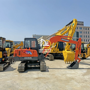 Prix Spécial Usine Corée d'origine Doosan Mini-excavatrice sur chenilles d'occasion DH55 5 tonnes Autres modèles d'occasion DH55 DX60 DX140 DX150 - Product Image 3