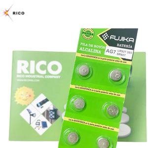 แบตเตอรี่อัลคาไลน์แบบกระดุมกำลังสูง 1.5V รุ่น AG7 LR927 สำหรับของเล่น รีโมทคอนโทรล นาฬิกา - Product Image 2