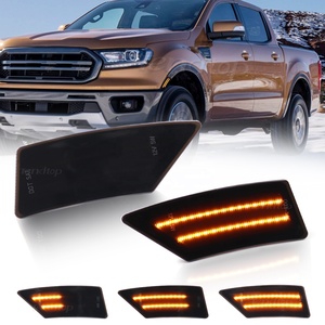ไฟเลี้ยวแบบไดนามิก FetonAuto สำหรับรถฟอร์ด เรนเจอร์ XL <span class=keywords><strong>XLT</strong></span> ลาเรียต ปี 19-21 ไฟเลี้ยวข้างแบบเรียงลำดับ ไฟเลี้ยวข้างตัวถังรถ - Product Image 2