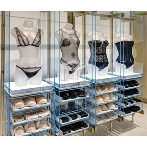 Buy Freestanding bra store fixtures with Custom Designs 