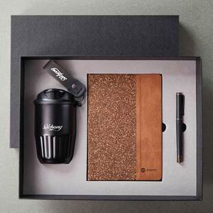 Wholesale Custom Creative Notebook Coffee Cup Pen <b>Stationery</b> <b>Set</b> in Gift Box Eco-friendly Coffee Grounds Material <b>Stationery</b> <b>Set</b> - Product Image 6