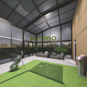 Kit de véranda autoportante moderne 4 saisons avec double verre trempé pour villas à effet de serre écologiques à toit plat pour usage résidentiel - Product Image 1