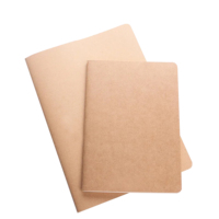 Cahier de notes en papier kraft Livre de lignes Notes d'étudiant personnalisées Journal agrafé Exercice Fournitures scolaires Cahier kraft en gros